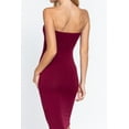thumbnail image 4 of Moa Collection Women's Cotton Blend Midi Tube Dress  Soft & Stretchy Classic Comfort, 4 of 4