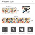 thumbnail image 3 of Yayeee Faucet Mat for Kitchen Sink 30" Diatomite Long Splash Guard Pad, Blue Geometric, 2 Pack, 3 of 7