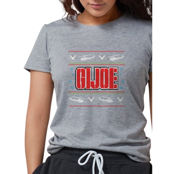 CafePress - Gi Joe Ugly Christmas Womens Tri Blend T Shirt - Womens Tri-blend T-Shirt