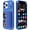 Blue, variant on Compatible with iPhone 17 Pro Max Wallet Phone Case,Back Flip Kickstand,With Card Holder(Store 4-5 Cards and Folded Money),Built-in Mirror,Heavy Duty Shockproof Anti-Scratch Phone Case,Orange