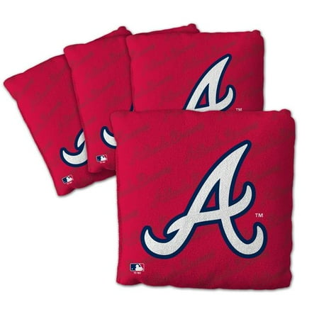 MLB Atlanta Braves Cornhole Bags - 4PK - Red
