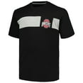 thumbnail image 2 of Men's Profile Black Ohio State Buckeyes Big & Tall Color Stripe T-Shirt, 2 of 3