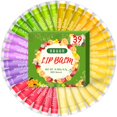 thumbnail image 1 of RBUGR Paquete de 39 bálsamos labiales, 12 bálsamos labiales con sabor a granel, juego de bálsamos labiales naturales, cera de abejas, bálsamos labiales hidratantes y calmantes, regalos a granel para m, 1 of 5