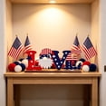 thumbnail image 4 of Nkmbld 4th of July Tabletop Ornaments Patriotic Tiered Tray Decor Farmhouse Wooden Block Signs for Tabletop Centerpieces Home Kitchen Office Desk Shelf, 4 of 8