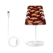 YAZAOO Table Lamp Creative Equine Elegance Pattern Simple Pattern Night Light