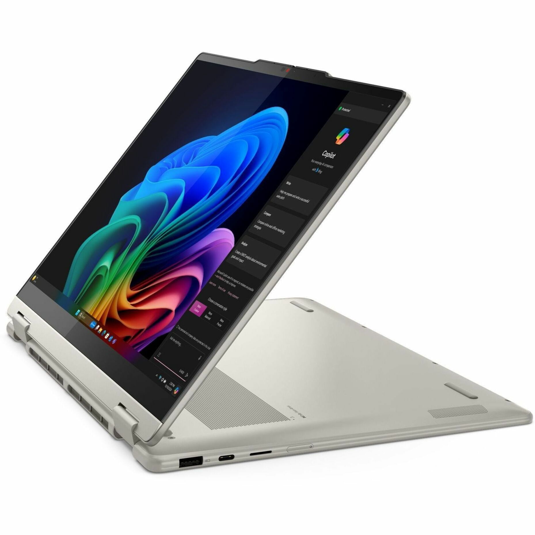 Lenovo 14" Touchscreen 2-in-1 Laptop, AMD Ryzen AI 7 350, 16GB RAM, 1TB SSD, Windows 11 Home, 83JR0001US