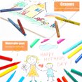 thumbnail image 4 of KINSPORY 180Pcs Art Supplies, Deluxe Wooden Art Set Crafts Drawing Painting Coloring Kit, Coloring Book, Sketch Pad, Gift for Artist Beginners Kids Girls Boys - Brown, 4 of 7