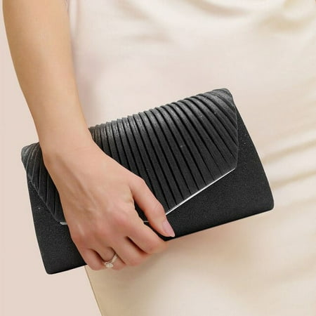 LinYooLi Girl Party Dinner Bag Elegant Fashion Gorgeous Sparkling Purse Chain Exquisite Embellished Banquet Dress Wristlet Mini Bag