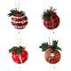 thumbnail image 3 of Bewildely Bola de árbol de Navidad de 6 piezas, diseño de escena exquisita para el hogar, accesorio de tamaño pequeño DIY, colgante de Navidad de Año Kits de decoración para fiestas tipo 4 Bewildely HA070114-04, 3 of 6