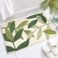 thumbnail image 5 of Alfombra De Baño Alfombras De Baño Suaves Absorbentes De Agua Alfombra De Baño Antideslizante De Goma Alfombra De Baño Lavable A Máquina Alfombra De Baño Decorativa De Hojas Verdes para B, 5 of 5