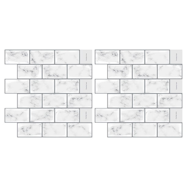 2 pegatinas decorativas para azulejos de pared, para cocina, salpicadero y baño.