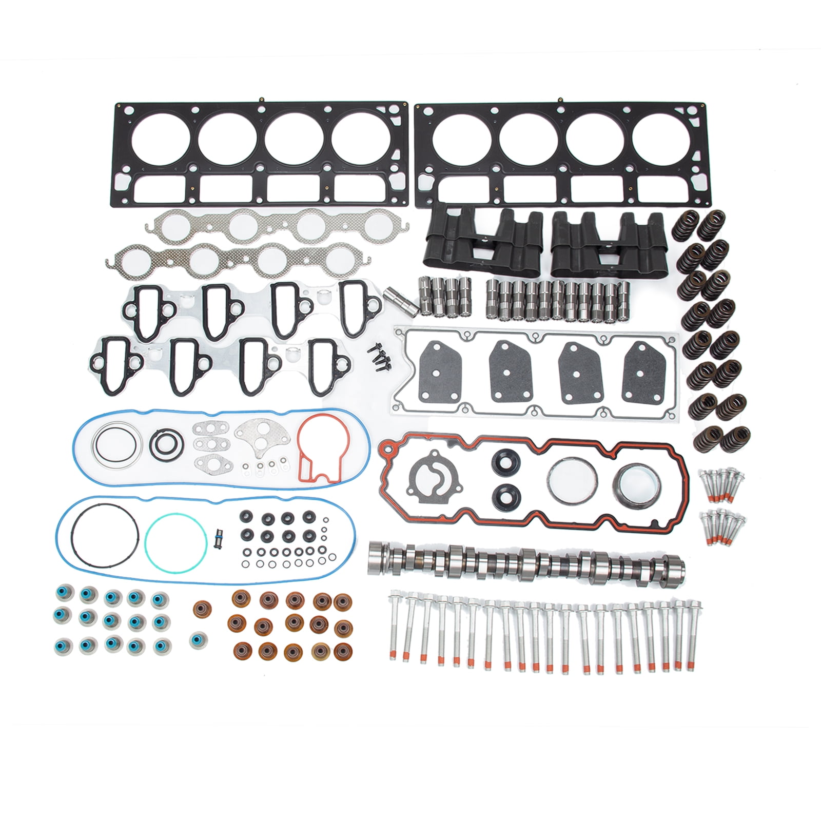 For 2003-2007 GMC Chevrolet 4.8 5.3 Stage 2 Cam Kit Camshaft Lifters Head Gasket