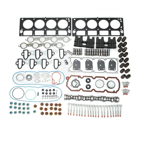 Stage 2 Cam Kit Camshaft Lifters Head Gasket for 2003-2007 GMC Chevrolet 4.8 5.3