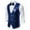 Blue, variant on Odeerbi 2025 Casual Outwear Jackets for Men Autumn And Winter Trendy Personality Sequins 2025 Casual Vest Jacket Gold