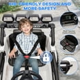 thumbnail image 4 of 12V Kids Ride on Truck, Battery Powered Electric Ride On Vehicle with Parent Remote Control, 3 Speeds & LED Lights, for Kids 3-8, 4 of 9