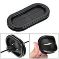 thumbnail image 4 of Uxcell Rubber Grommet Oval Double-Sided Mount Size 60 x 25 mm for Wire Protection 10 Pack, 4 of 5
