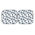 thumbnail image 7 of Naloa Navy Blue Anchor 2 Piece Foldable Car Sun Shades, Car Windshield Sunshade, Front Window Sunshade for Car, Truck, SUV - Small, 7 of 7