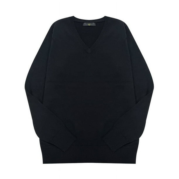 Suéter tipo jersey de cuello en V de punto para estudiantes, estilo universitario, para hombres y mujeres, JK