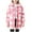 Pink, variant on Taqqpue Girls Plaid Jacket Shirts Long Sleeve Button Down Shirt Fall Winter Plus Size Outwear Tops with Pockets for Girls 4-15 Years
