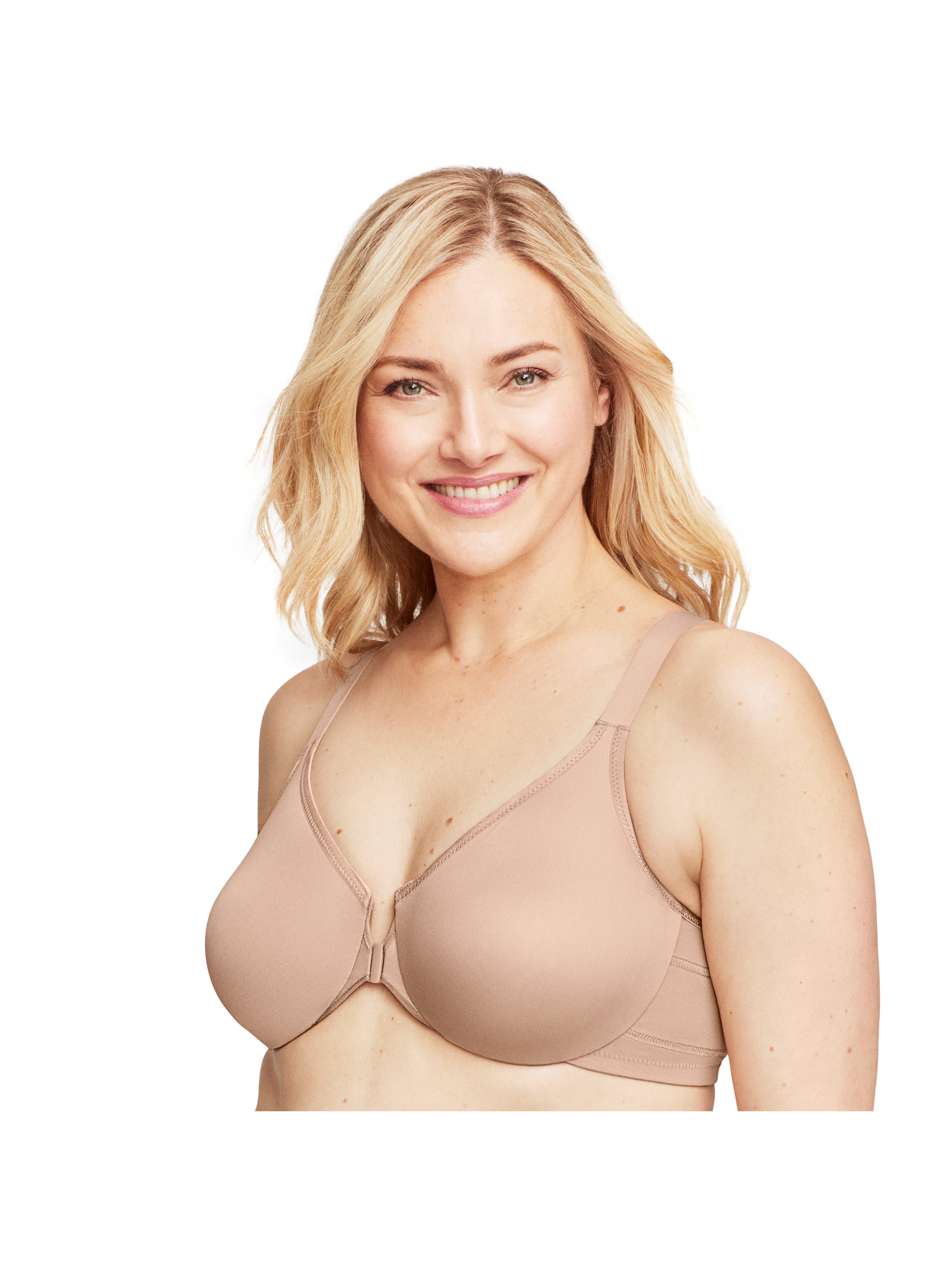 Plus Size Glamorise Wonderwire Posture Front Close Bra 9265