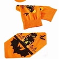 thumbnail image 4 of Halloween Bat Socks Spider Web Knee Over Mid Cap Socks Ball Makeup Prop, 4 of 5