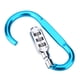 thumbnail image 3 of Bolsa de viaje equipaje seguridad combinación cerradura bloqueo mosquetón candado azul YUNYI BRAND  Deportes, 3 of 8