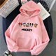 thumbnail image 3 of Sudadera con capucha Kawaii de los años 90 de Minnie Disney, Top corto de Mickey Mouse, sudaderas con capucha para mujeres, sudadera para niños y niñas, ropa de calle Harajuku, 3 of 5