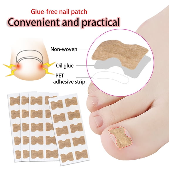 Ingrown Toenail Corrector Patch, 10 Pcs Per Sheet - Toe Patch for Fast Pedicure & Foot Care, Foot Masks Easter Mother'S Day Base Care Makeup Organizers