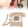 thumbnail image 1 of Teléfono Con Cable Vintage, Teléfono Fijo Clásico, Control de Volumen de Timbre Ajustable Mecánnico, Botones Grandes, Teléfonos de Escrito retro para el Hogar, Escuela, Escuela,, 1 of 7