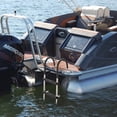 thumbnail image 5 of RecPro Stainless Steel Heavy Duty 4 Step Pontoon Boat Boarding Ladder, 5 of 11