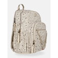 thumbnail image 3 of Madden NYC Women's Dome Backpack with Charm Chain Accent, Khaki Smiley, 3 of 5