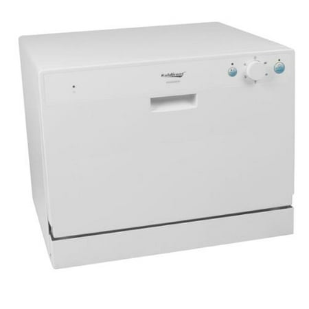 Koldfront 6 Place Setting White Countertop Dishwasher - Walmart.com