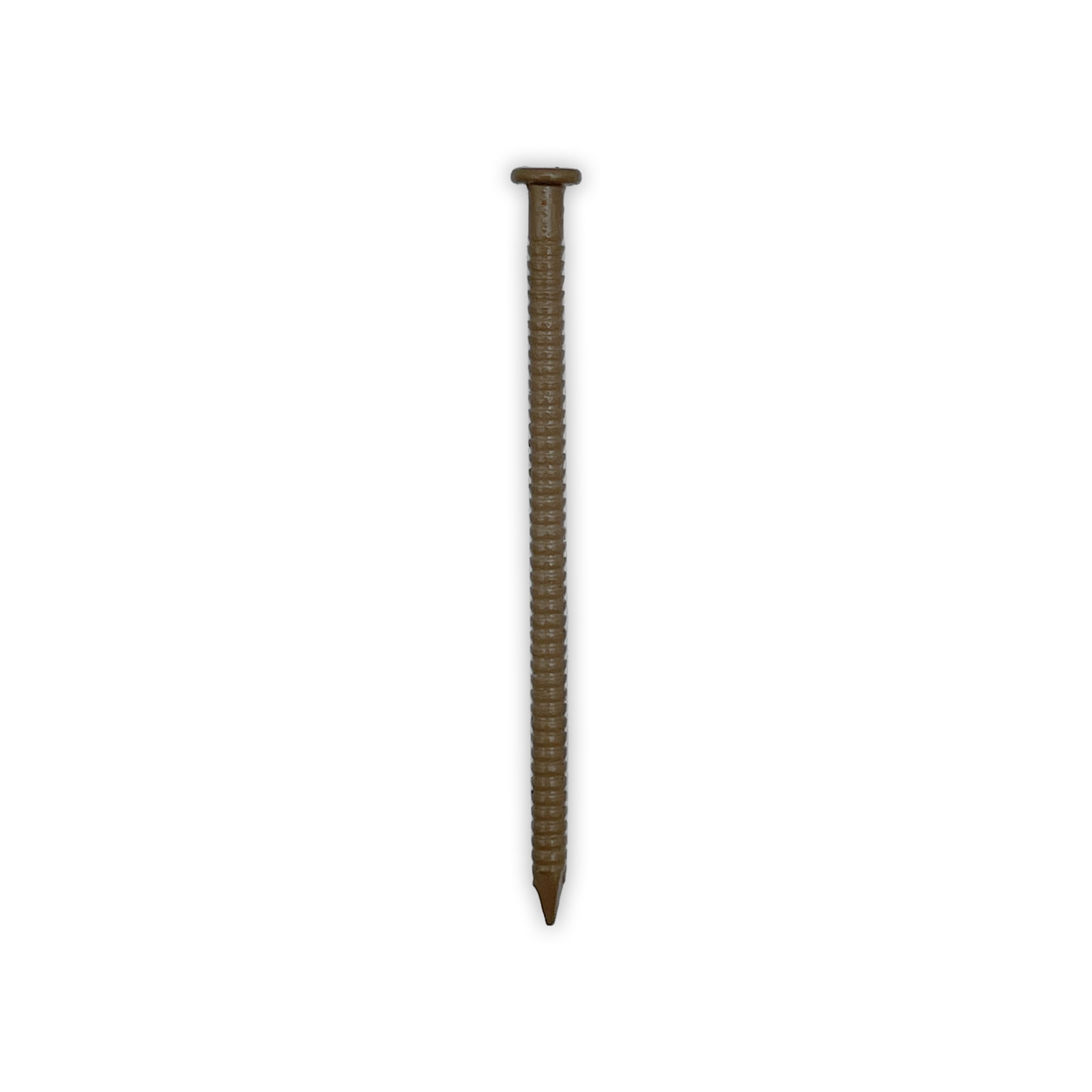 Fas-n-tite Panel Nails, 1-5/8", Steel, Painted Finish, Dark Oak, Interior Finishing Nails