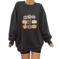 thumbnail image 2 of ICHUANYI Liquidación Mujeres Clásico Estampado de Halloween Cuello Redondo Manga Larga Suelta Sudadera Tops ICHUANYI WER202308171414, 2 of 7