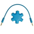 thumbnail image 2 of Cateissary Divisor de Audio de 3,5mm, accesorio de auriculares, equipo convertidor estable Universal, adaptador de auriculares pequeños, Cables de audio/vídeo azul, 2 of 5