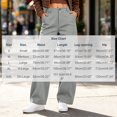 thumbnail image 3 of Lcvrioyc Wide Leg Pants for Women High Waisted Loose Pants Business Work Trousers with Pockets Fall Outfits(Gray,Small), 3 of 7