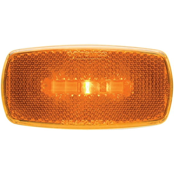 Optronics MCL0032ABS One Led Mark Light Ovl Blk Bse