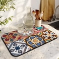 thumbnail image 3 of Make Kitchen Sparkle 19.5x12in Mexican Coffee Drying Mat Made of Super Absorbent Diatom Mud Coffee Mat Perfect Kitchen Gadget for Dry Counters, 3 of 7