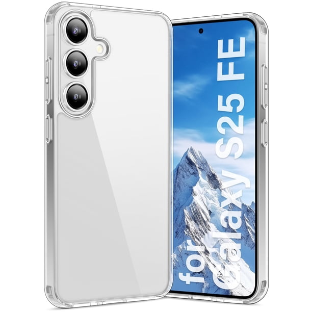 Funda Vakoo para Galaxy S25 FE Transparente Militar Anticaídas 6.7"