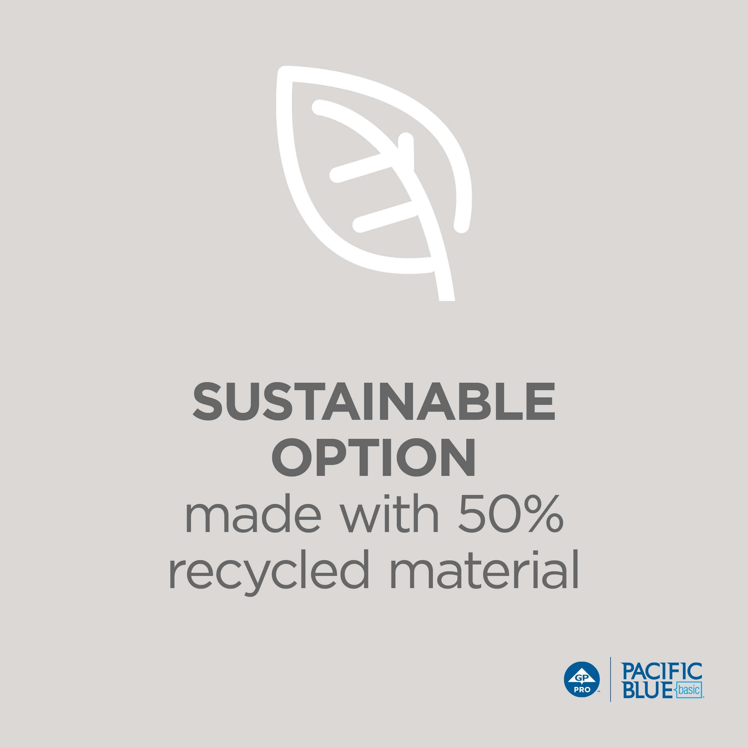 Pacific Blue Basic® C-Fold Recycled Paper Towels by GP PRO (Georgia-Pacific), White, 25190, 10.1” x 12.7” (LxW), 240 Towels Per Pack, 10 Packs Per Case