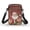 Boho Muted, variant on Double Layer Shoulder Purse, Polyester Women Messenger Bag for Men, Women, Steed