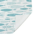 thumbnail image 6 of Creative Products Teal Reverse School Of Fish  71x74 Shower Curtain, 6 of 7