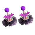 thumbnail image 3 of 2x Pinzas para el cabello de Halloween Accesorios para la cabeza Gorra puntiaguda Diseño decorativo Horquillas para el cabello Horquilla Púrpura Yinane pinzas para el cabello de halloween, 3 of 8