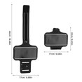 thumbnail image 2 of BESTYASH Phone Armband Black PU Lightweight Design for Outdoor Activities 1Set, 2 of 6