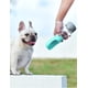thumbnail image 3 of Botella de agua para perros con dispensador de bolsas para excrementos, botella de agua portátil para viajes para perros, perfecta para caminar, hacer senderismo, 3 of 5