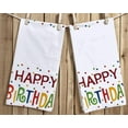 thumbnail image 6 of Happy Birthday Kitchen Towels Dish Towels, 18 x 26 Inch Birthday Party Holiday Tea Towels Dish Cloth for Cooking Baking Set of 2, 6 of 6