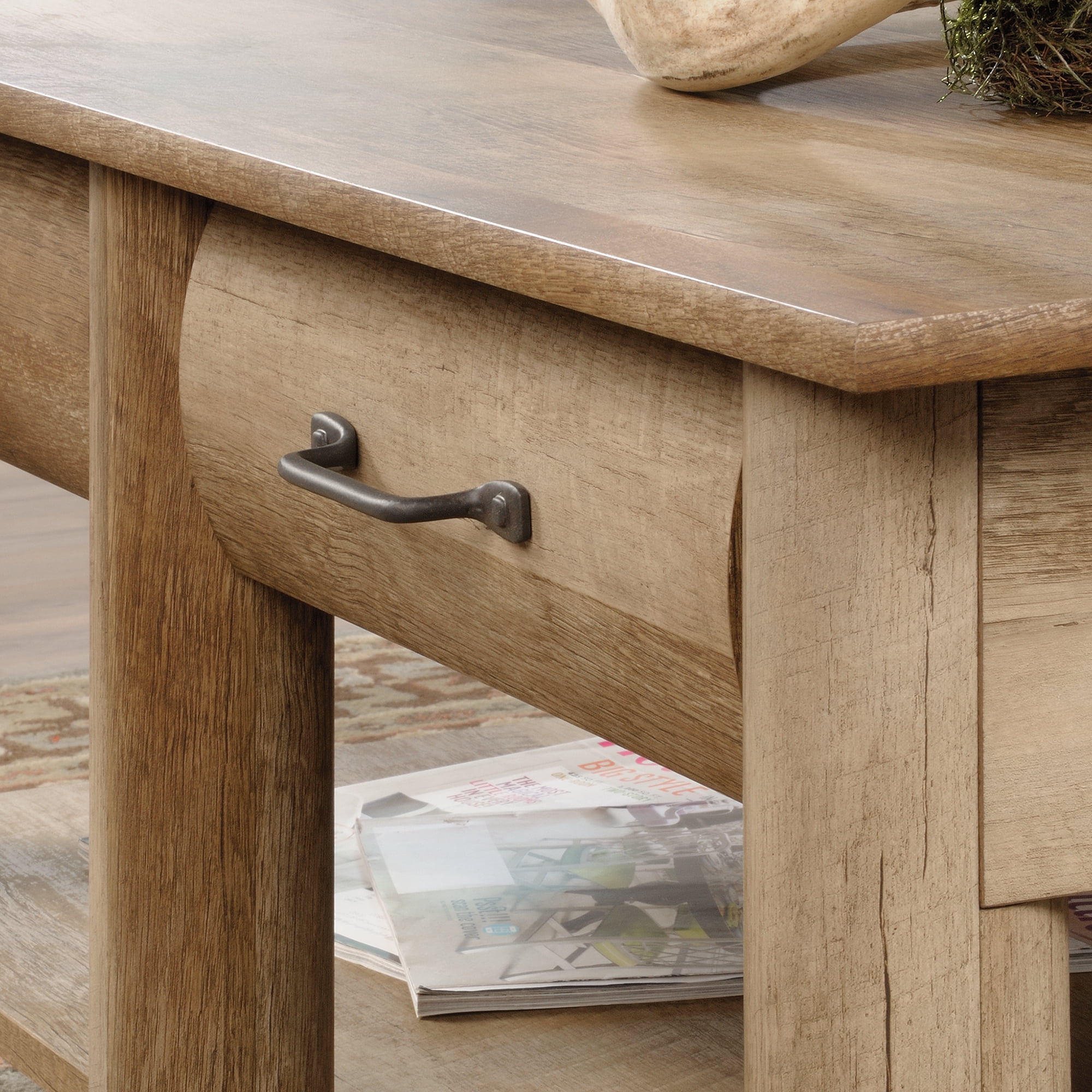 Sauder Boone Mountain Coffee Table Craftsman Oak Finish
