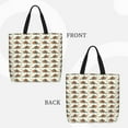 thumbnail image 2 of Honeii Colorful Armadillos Print Tote Bag, Reusable Grocery Shopping Bag,Shoulder Bag with Inner Pocket, 2 of 7