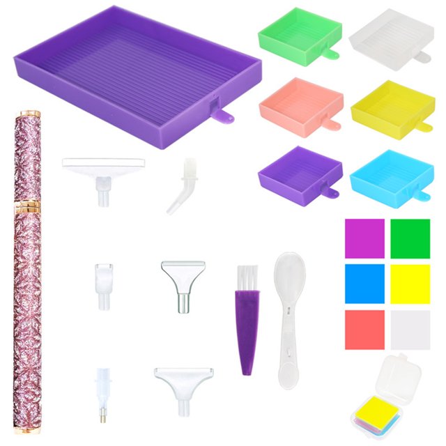 Kits Bolígrafos para Pintura Diamantes Kit Herramientas Duraderos Con Bolígrafo Perforador