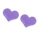 thumbnail image 3 of unbranded 100Ud Corazón De Esponja Morado Para Decorar Mesas En Bodas Y Fiestas, 3 of 7